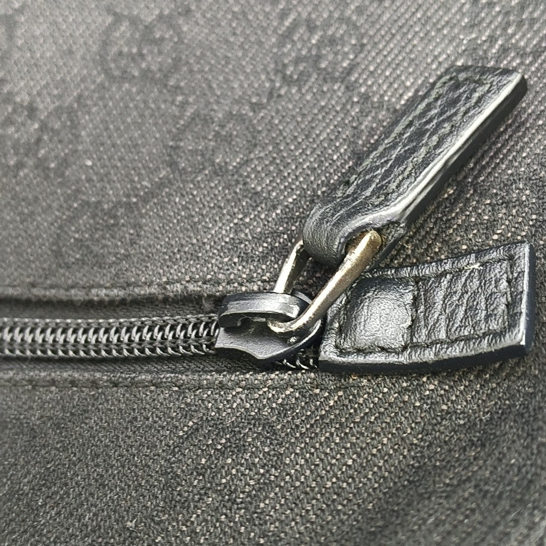 Monogram Canvas Backpack Black