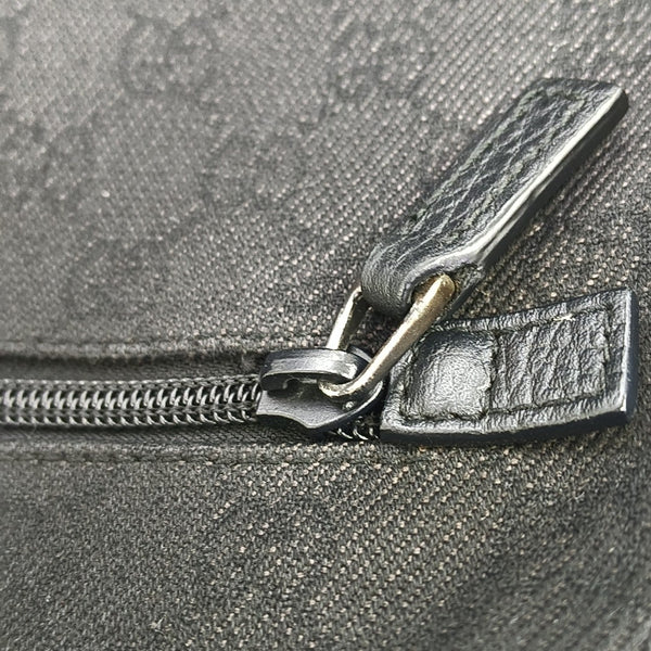 Monogram Canvas Backpack Black