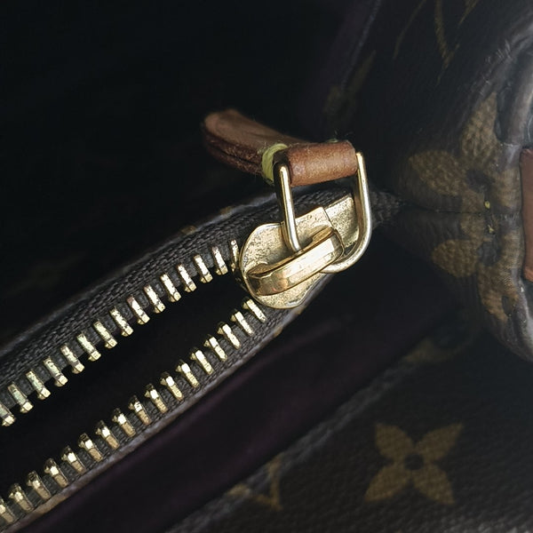 MONTAIGNE Monogram Coated Canvas Brown