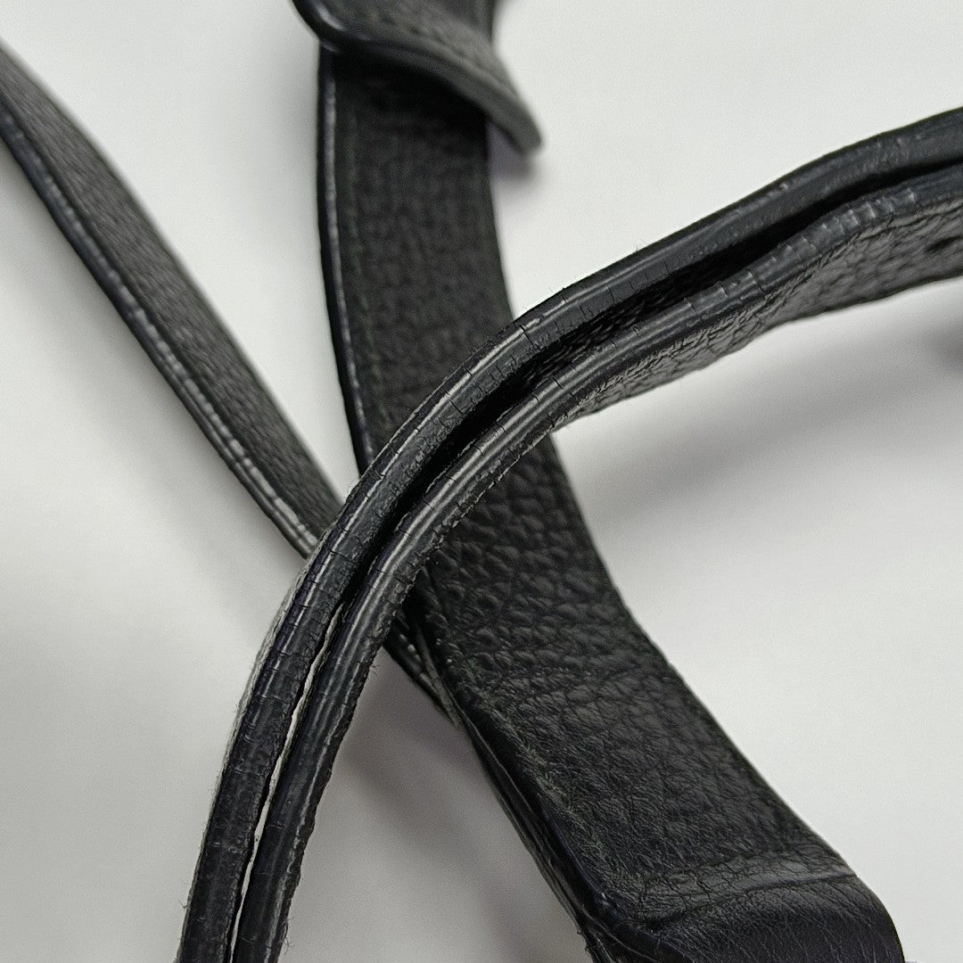 Calfskin Shoulder Bag Black
