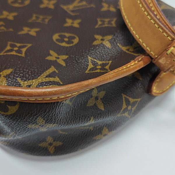 MENILMONTANT PM Monogram Coated Canvas Brown
