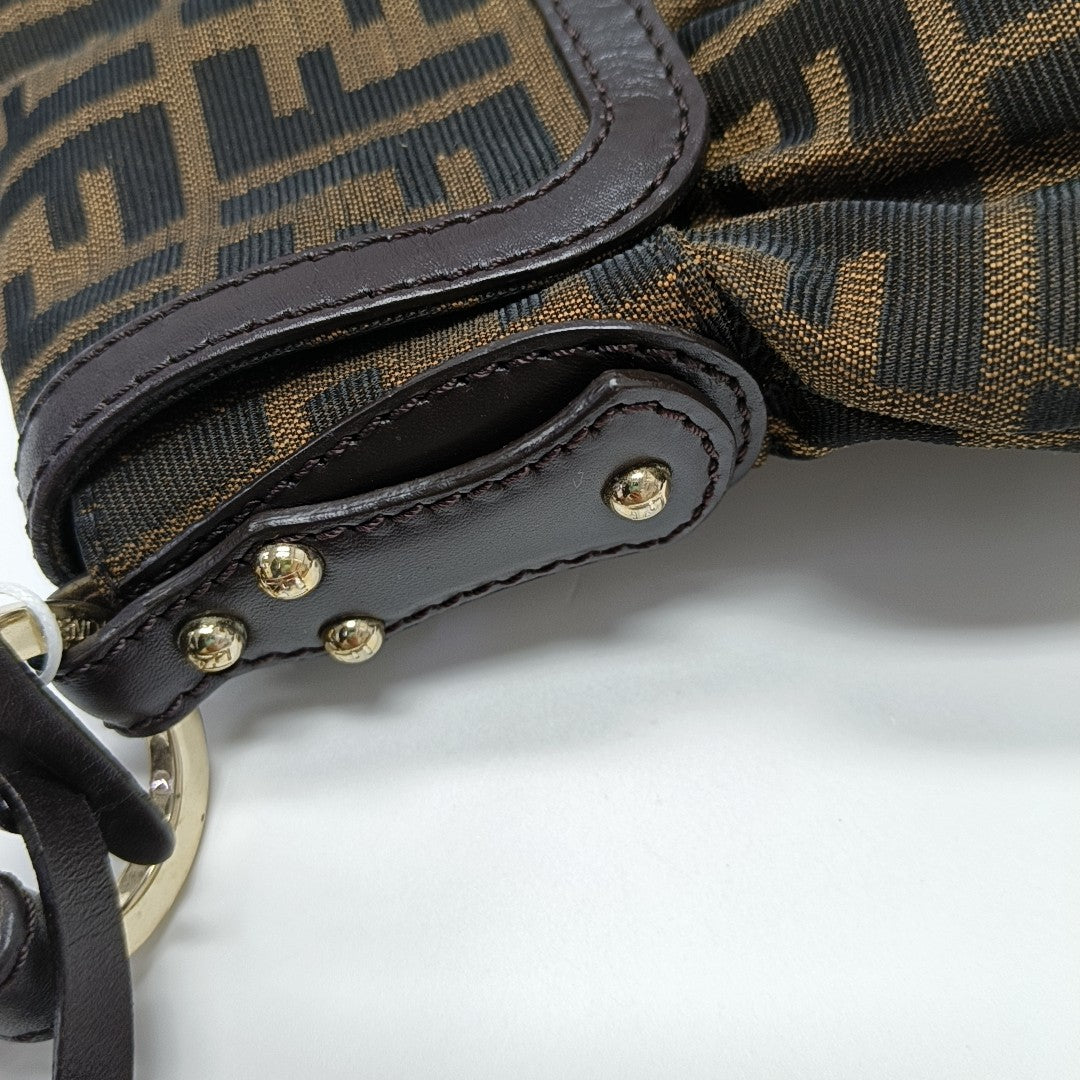 Canvas Shoulder Bag Brown