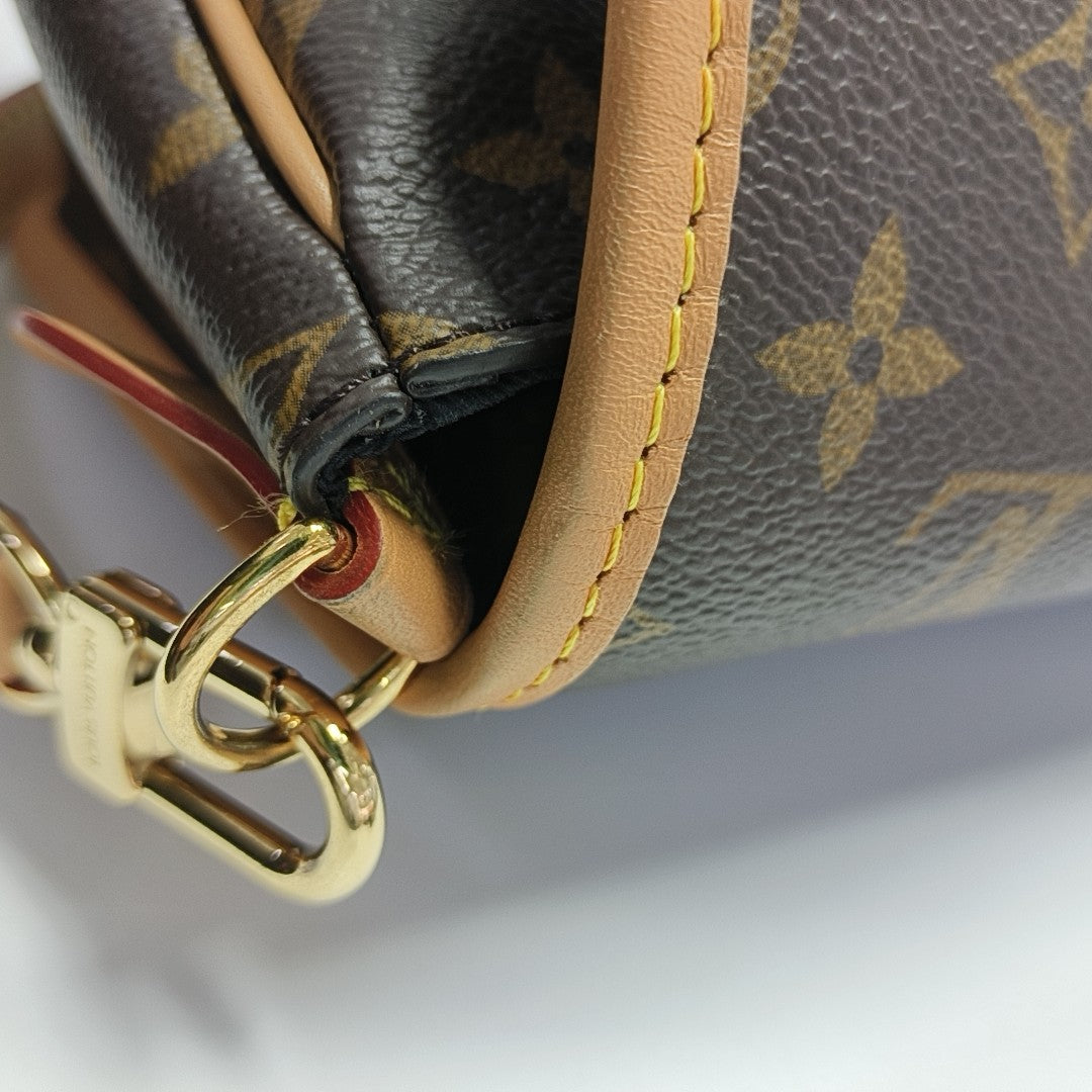 DIANE Monogram Coated Canvas Brown