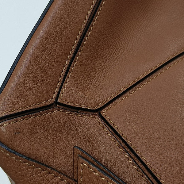 Puzzle Small Calfskin Brown