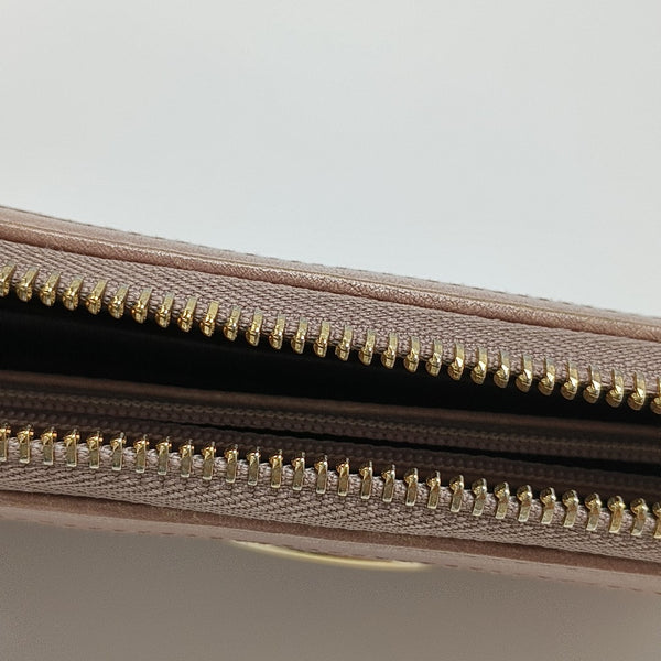 Monogram Calfskin Wallet Pink