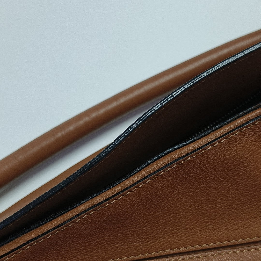Puzzle Large Calfskin Brown