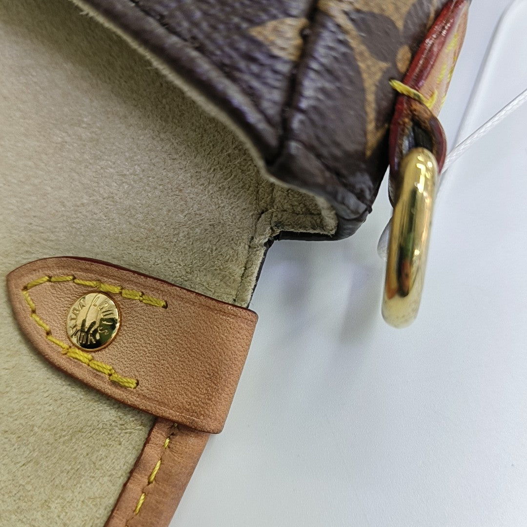 SAUMUR BB Monogram Coated Canvas Brown