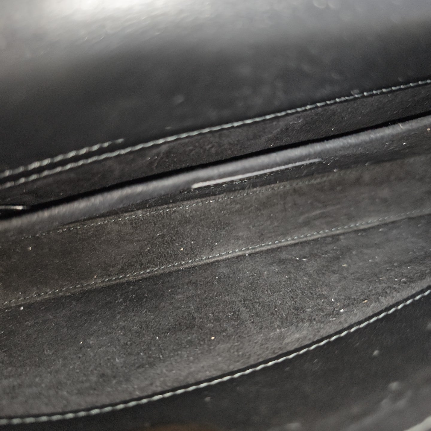 Lady D-Joy Medium Calfskin Black