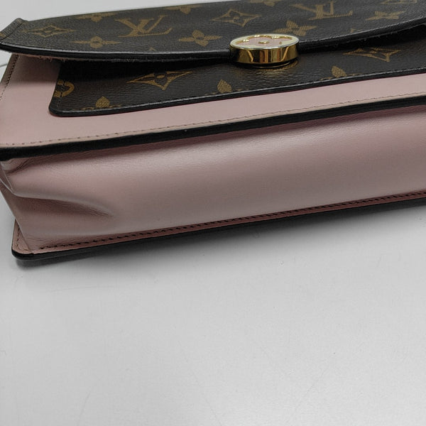 FLORE Monogram Coated Canvas Brown