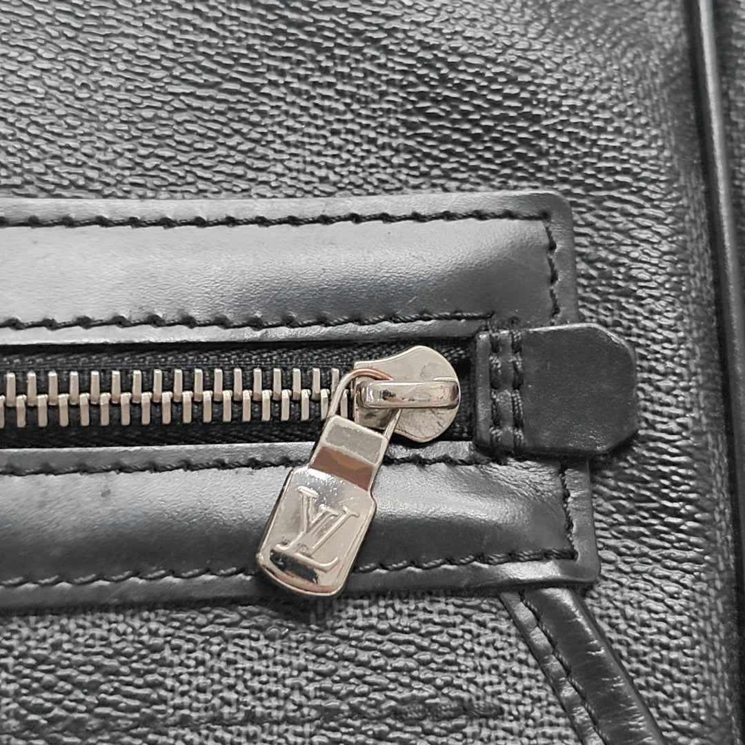 DANIEL Damier Graphite Coated Canvas Gray
