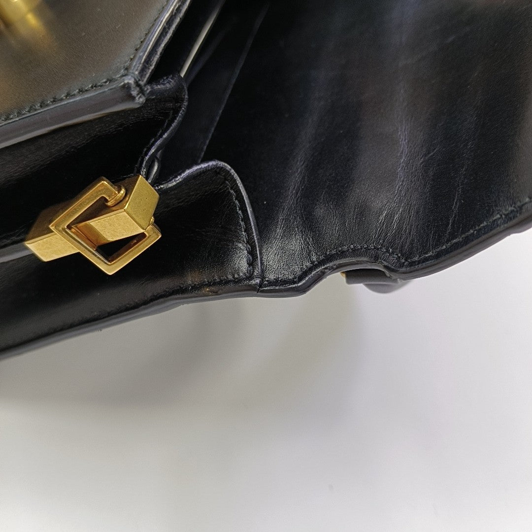 CASSANDRA Mini Calfskin Black