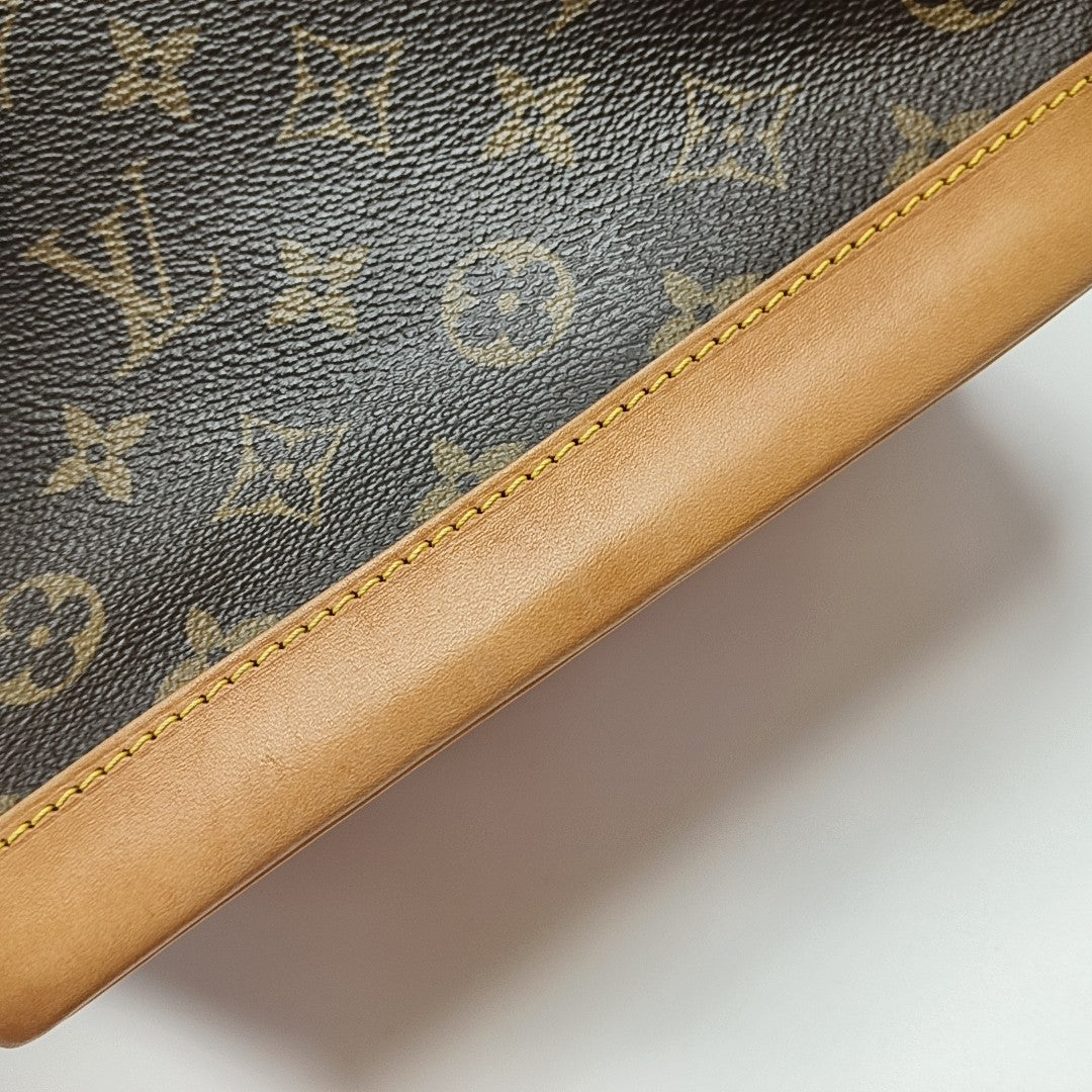 NOÉ BB Monogram Coated Canvas Brown