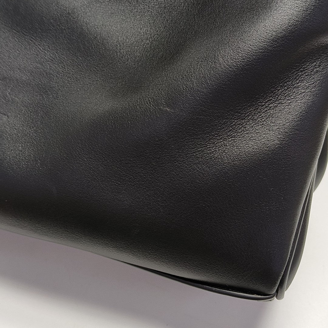 Calfskin Shoulder Bag Mini Black
