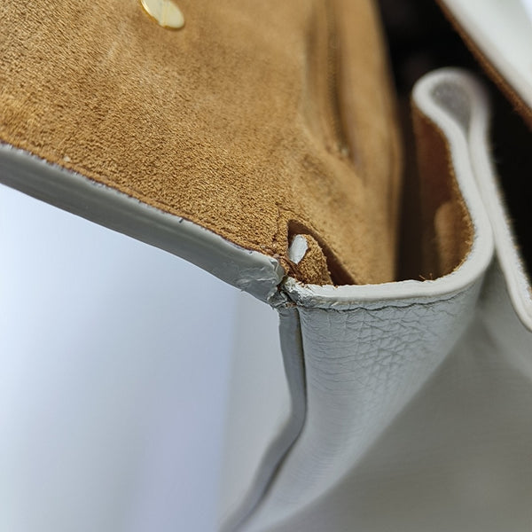 BV Angle Calfskin White