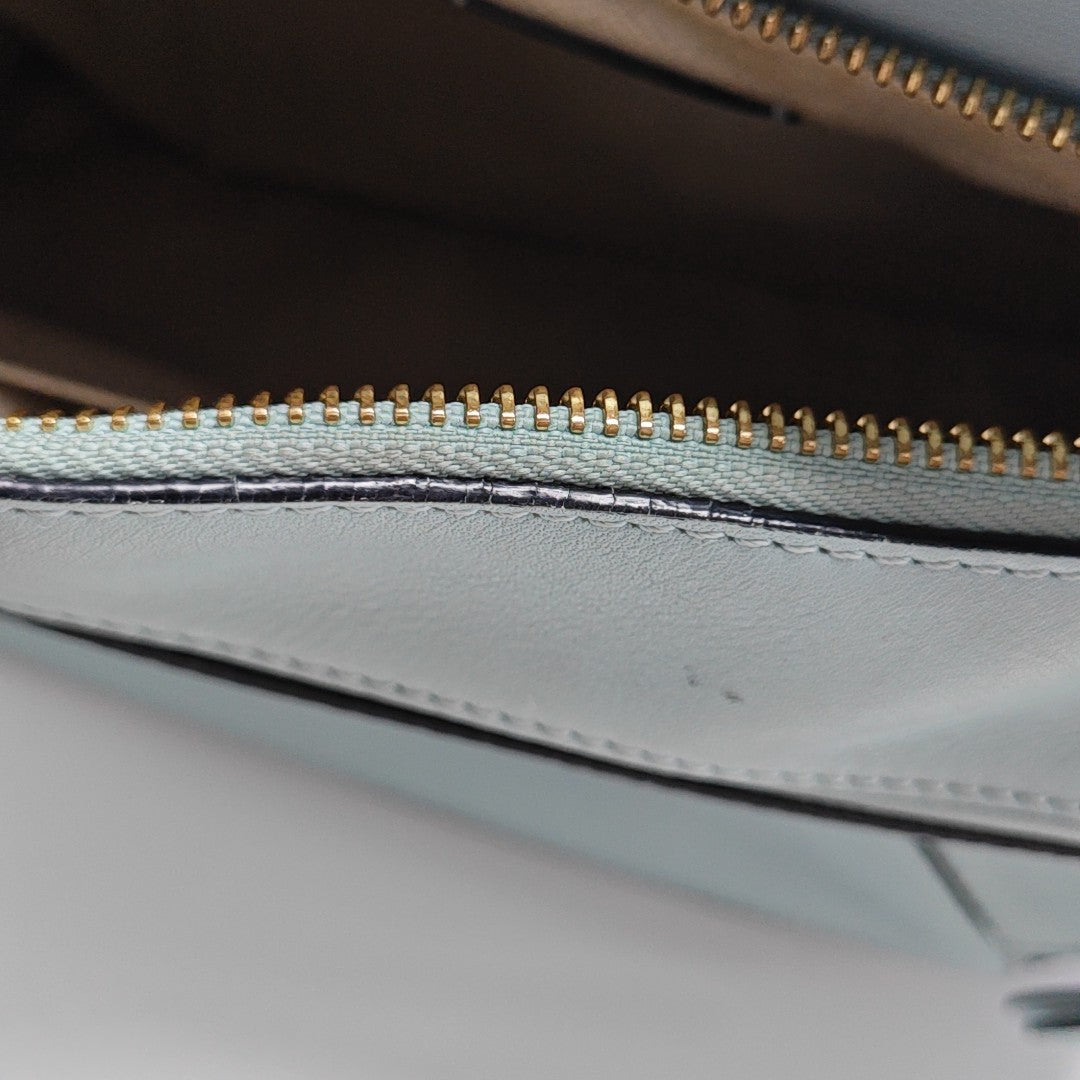 Puzzle Small Calfskin Blue