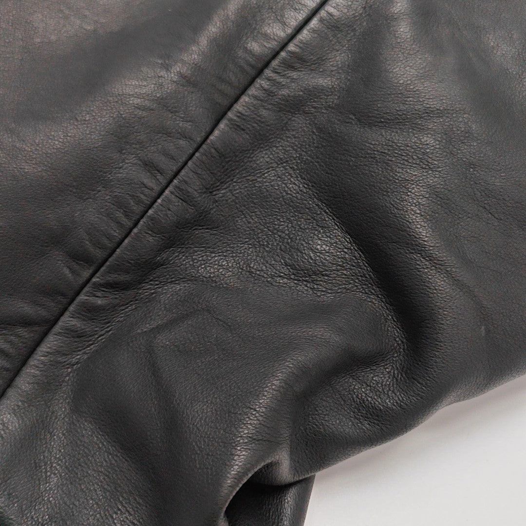 Lambskin Tote Bag Black