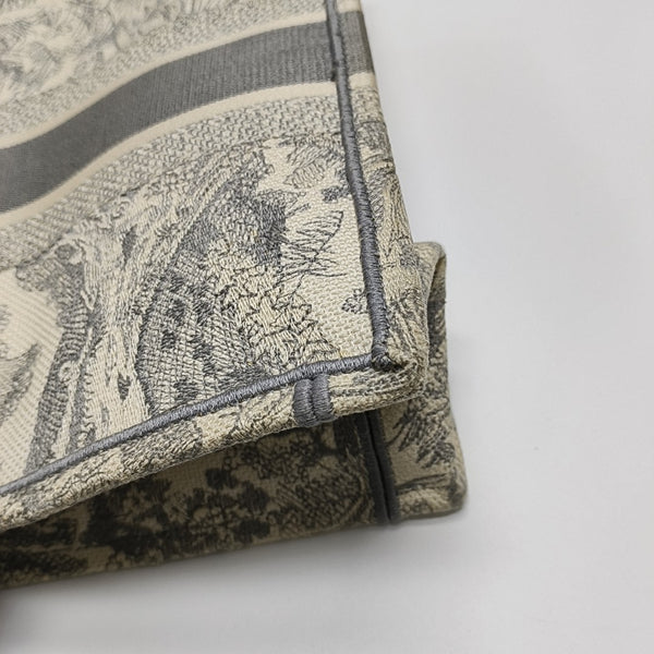Book Tote Medium Canvas Gray