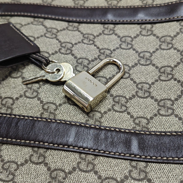 Duffle Monogram Coated Canvas Beige