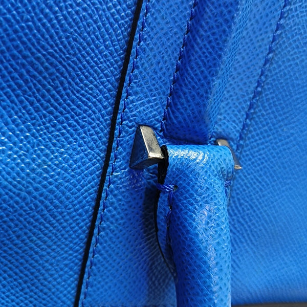 Calfskin Shoulder Bag Blue