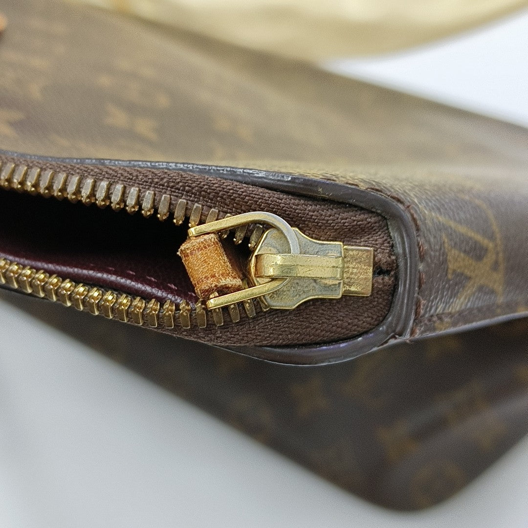 LOCKIT Monogram Coated Canvas Brown