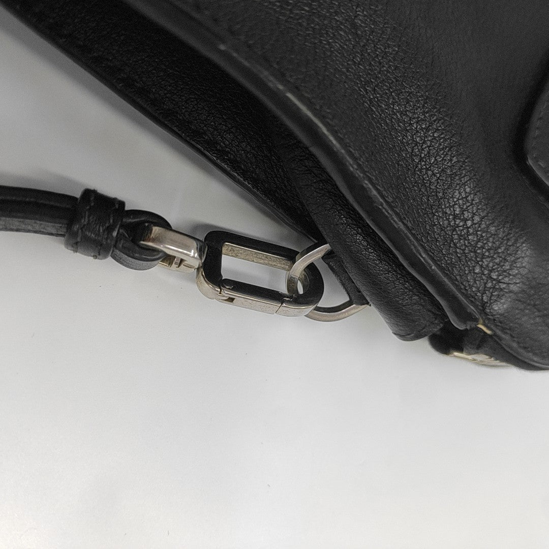 Calfskin Clutch Black