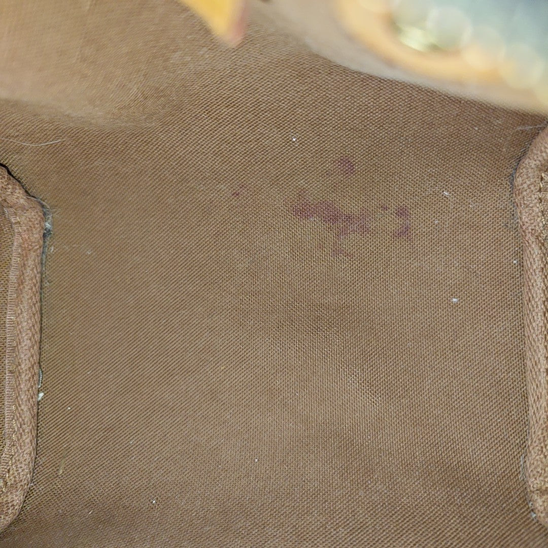 SPEEDY Nano Monogram Coated Canvas Brown