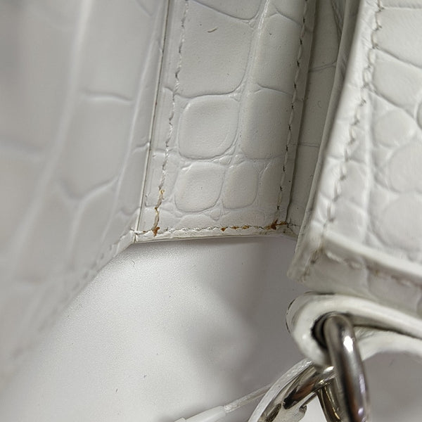 Calfskin Shoulder Bag White