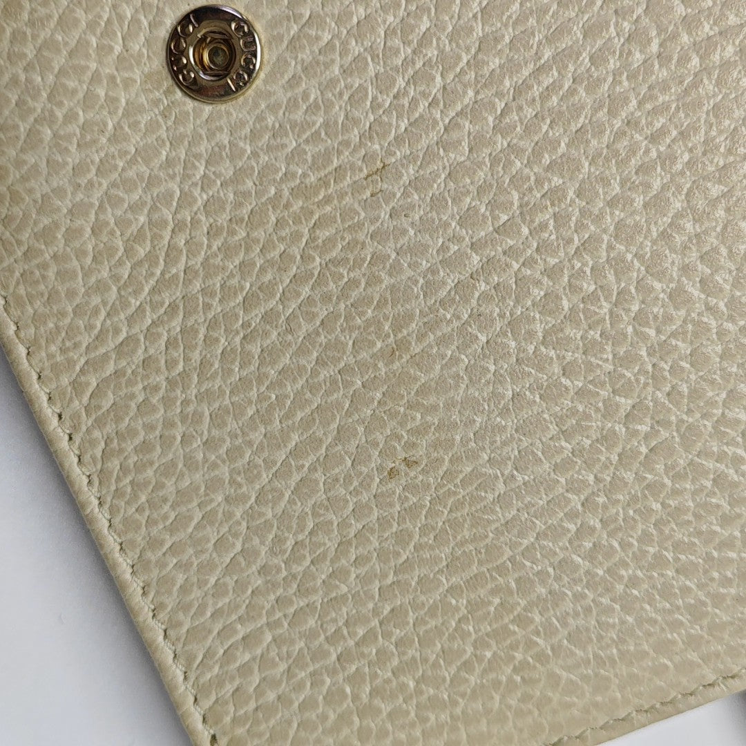 Interlocking G Small Calfskin Beige