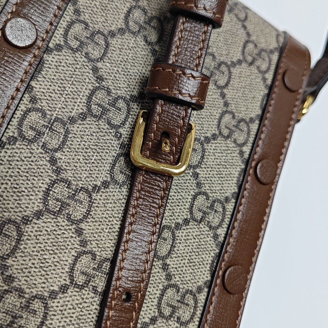 Horsebit 1955 Mini Coated Canvas Beige