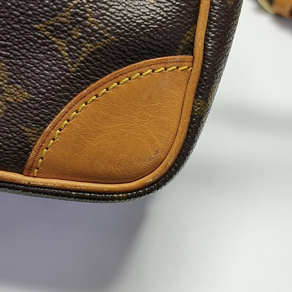 DANUBE Monogram Coated Canvas Brown