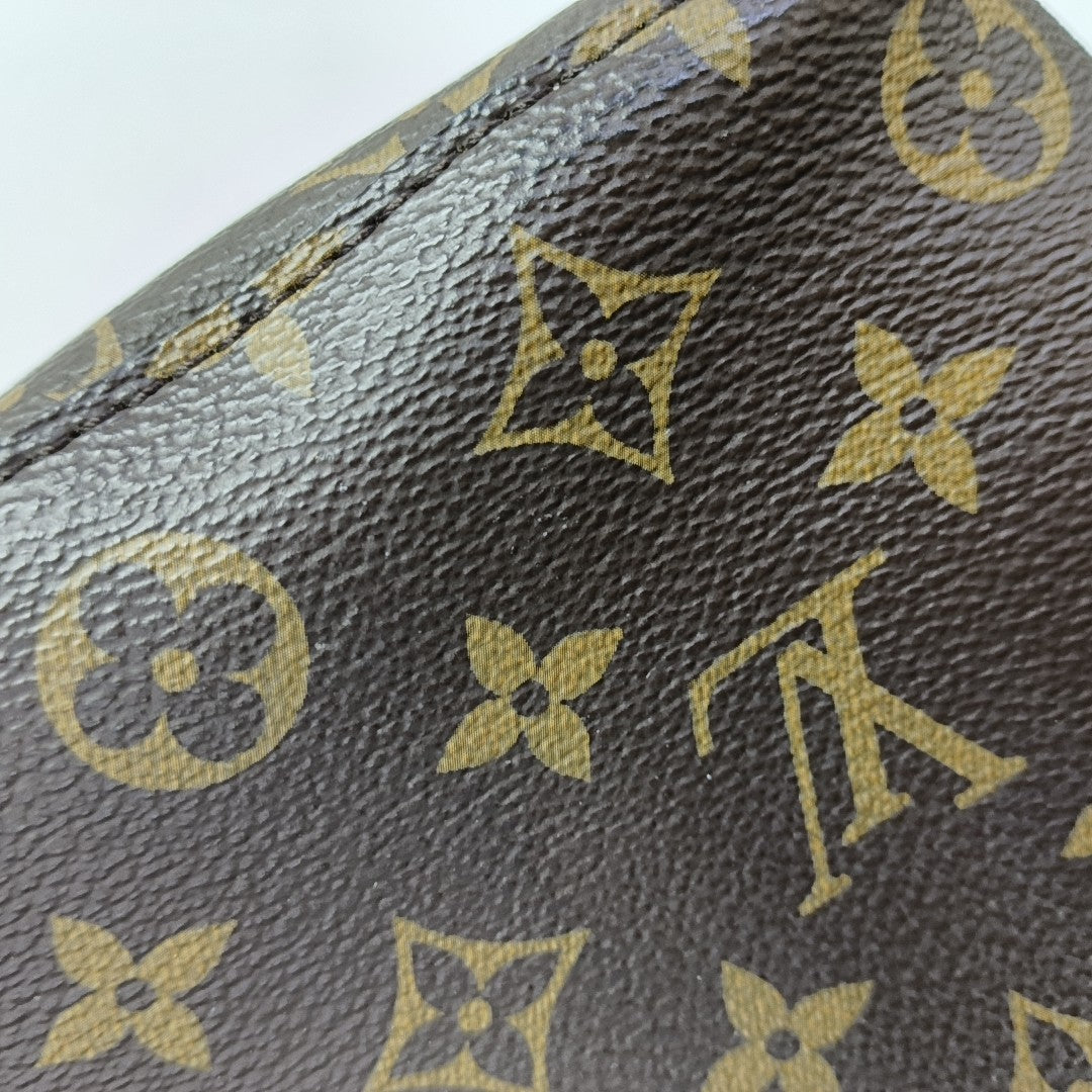 NÉONOÉ MM Monogram Coated Canvas Brown