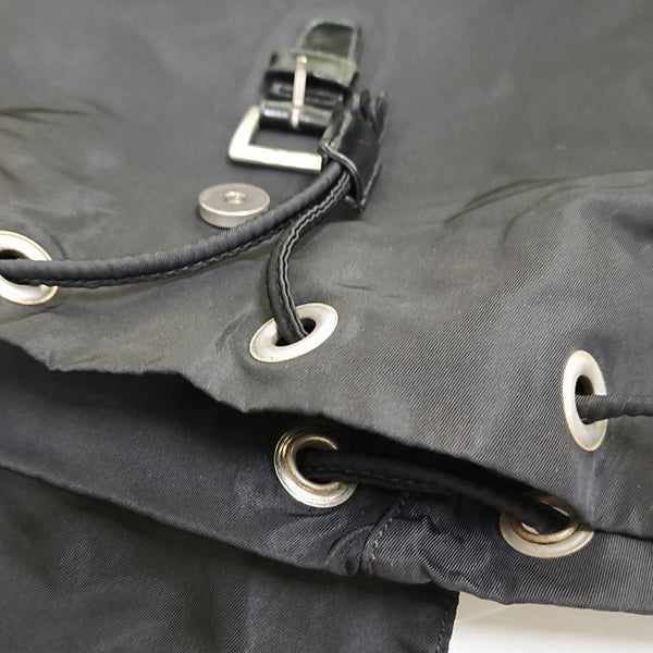 Nylon Backpack Black