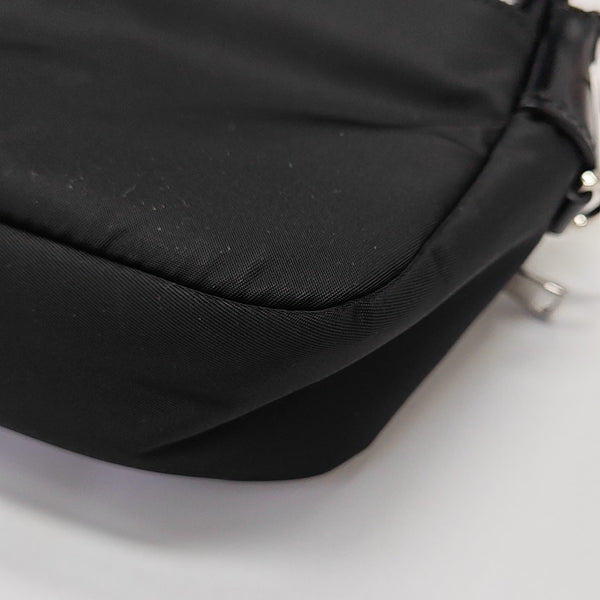 Fabric Shoulder Bag Black