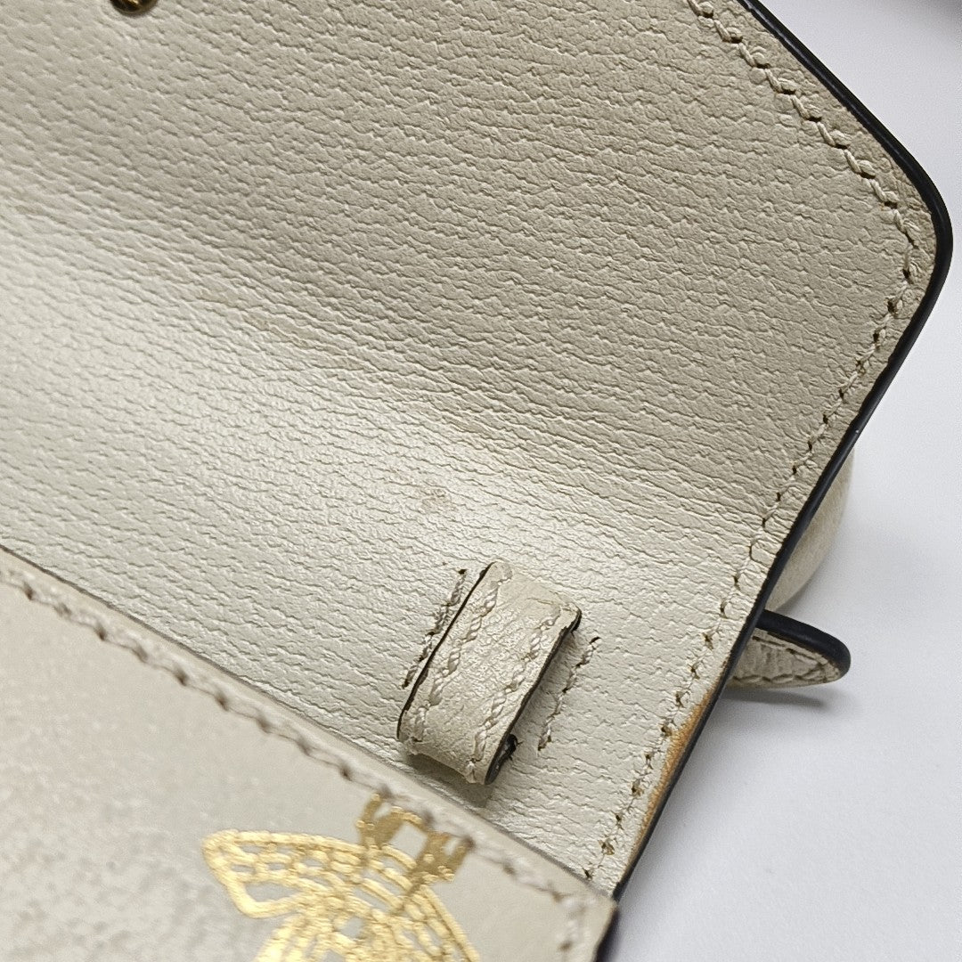 Sylvie Mini Calfskin White