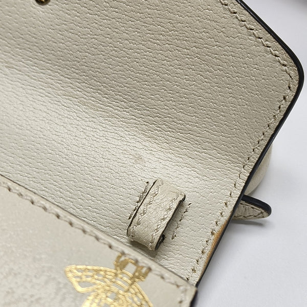 Sylvie Mini Calfskin White