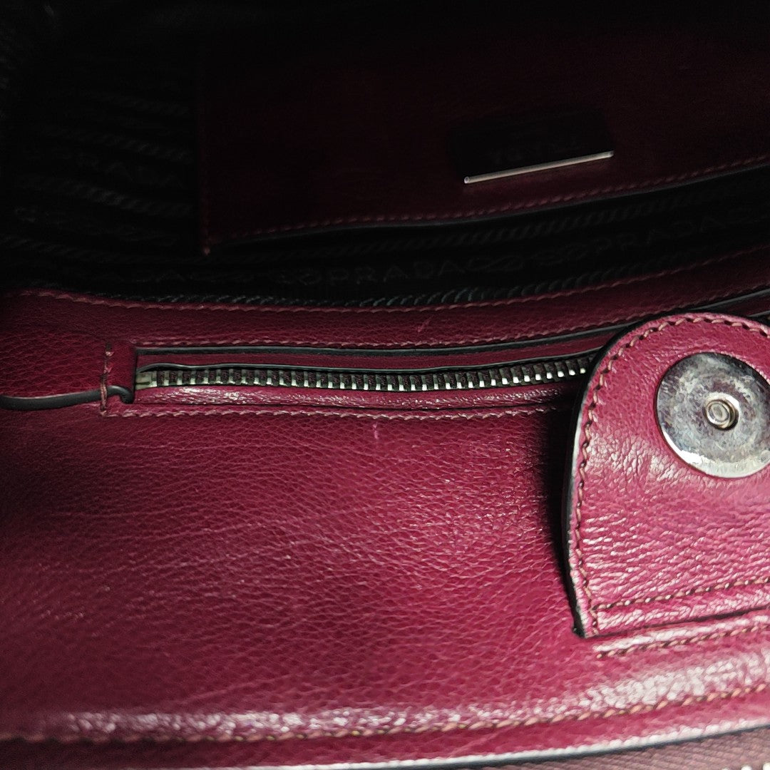 Calfskin Tote Bag Red