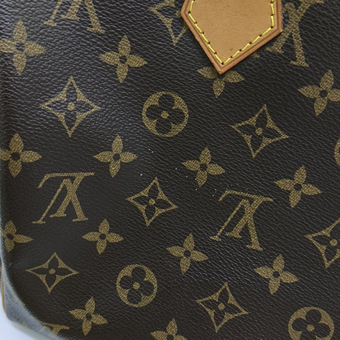 SPEEDY 30 Monogram Coated Canvas Brown