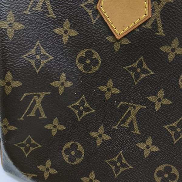 SPEEDY 30 Monogram Coated Canvas Brown