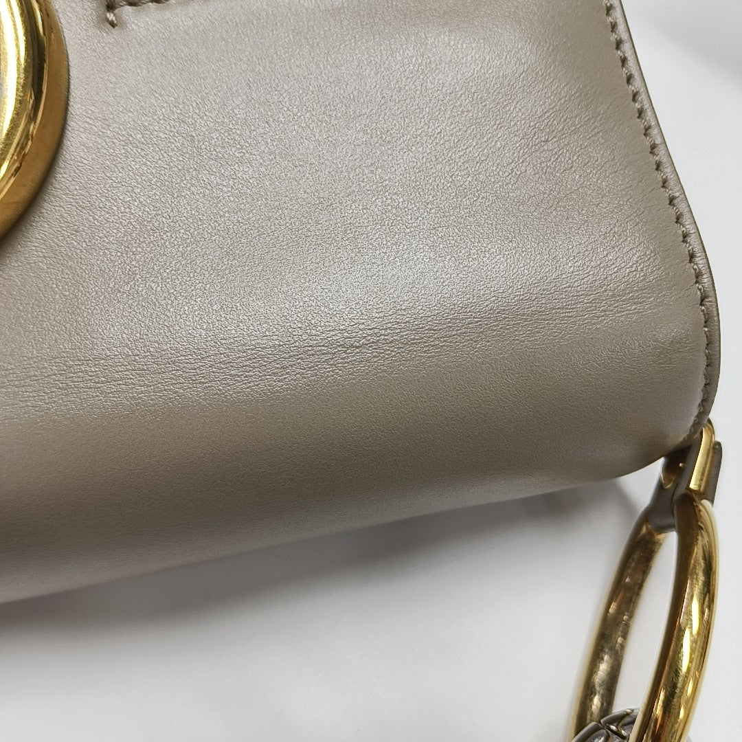 Chloé C Small Calfskin Gray