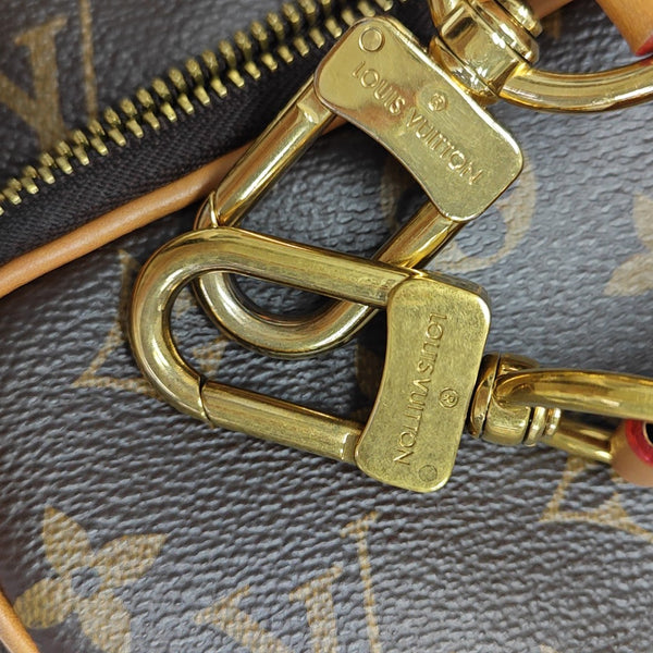 VINTAGE TROCADERO 23 Monogram Coated Canvas Brown