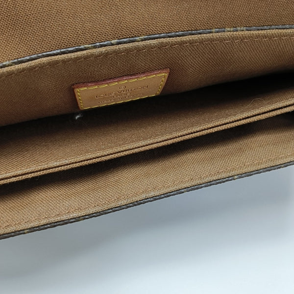 MARELLE Monogram Coated Canvas Brown