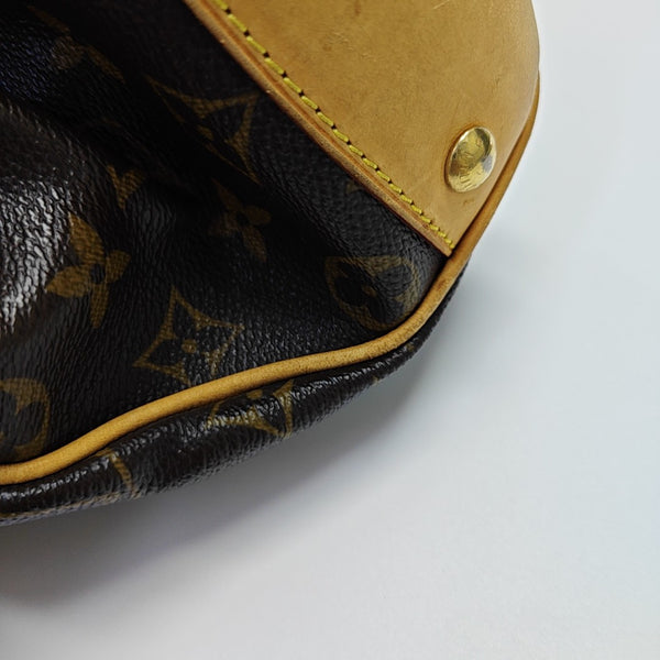 VINTAGE BOETIE PM Monogram Coated Canvas Brown