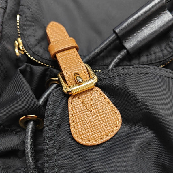 The Rucksack Nylon Black
