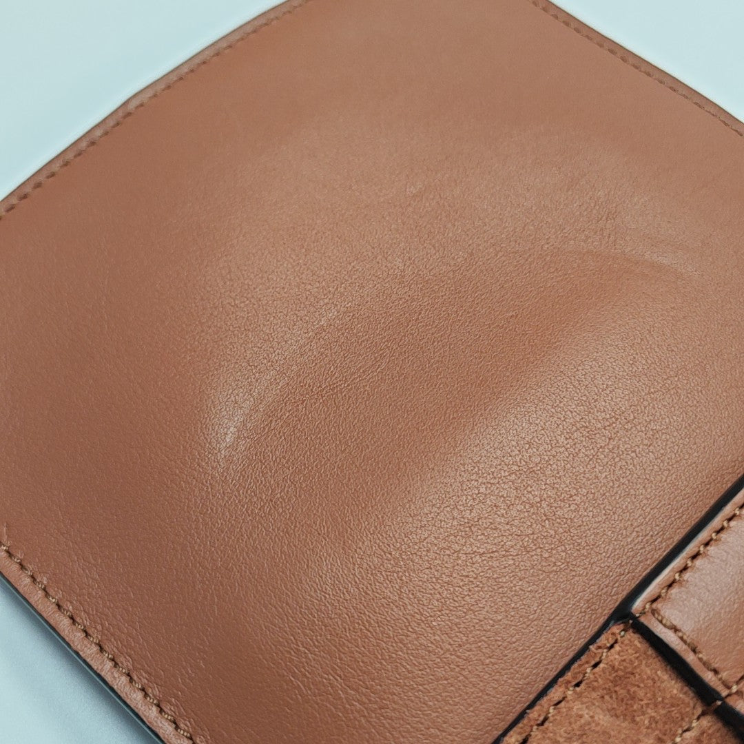 Faye Small Calfskin Brown