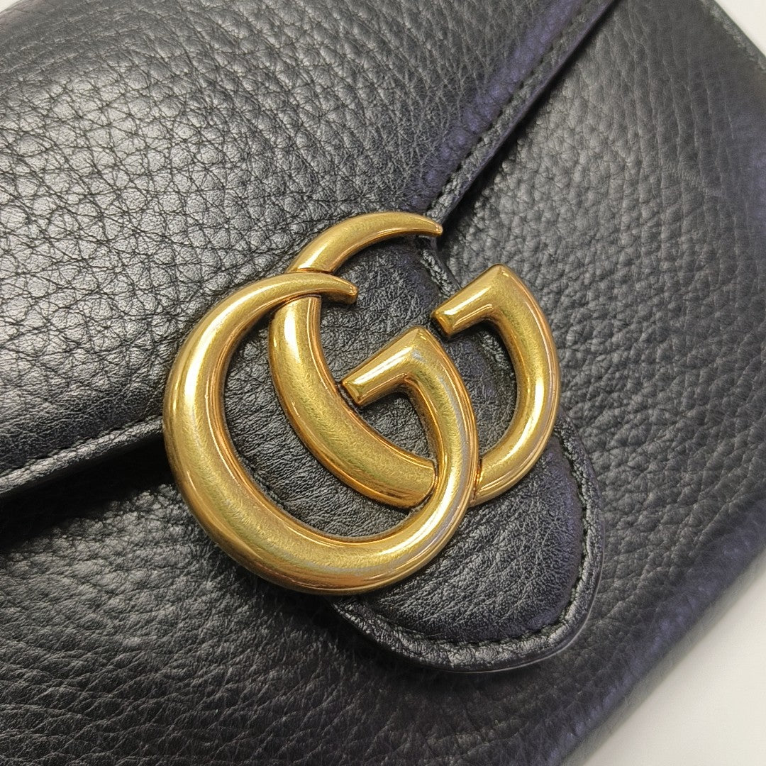 GG Marmont Mini Calfskin Black