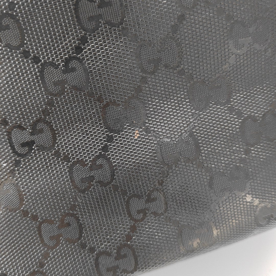 GG Imprime Monogram Coated Canvas Black