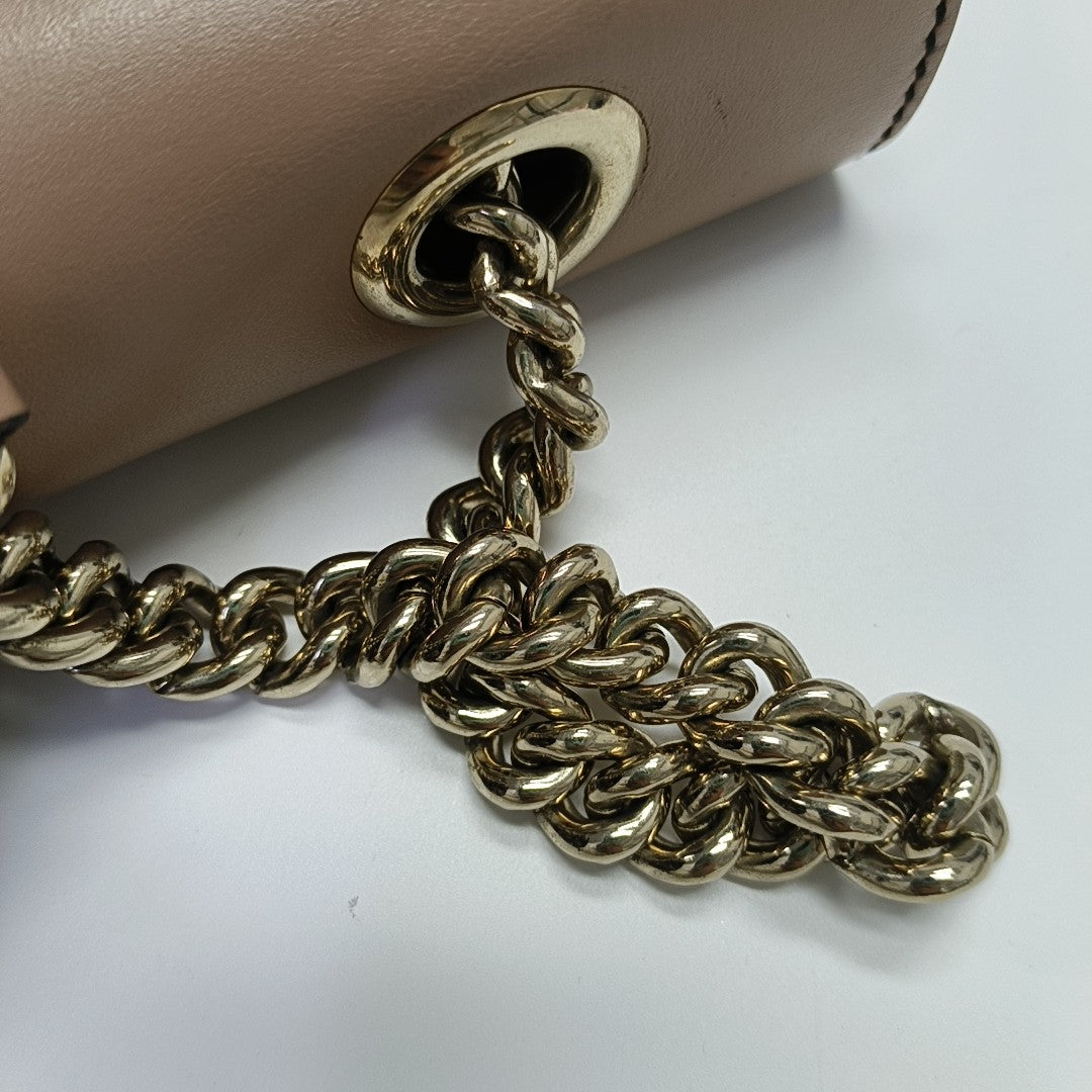 Emily Chain Monogram Fabric Brown