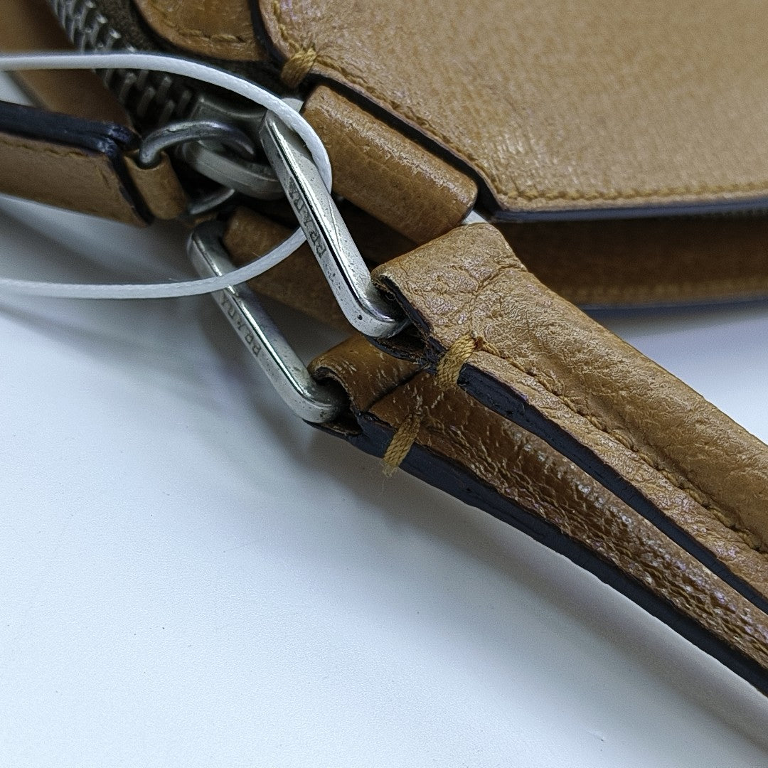 Calfskin Top Handle Bag Yellow