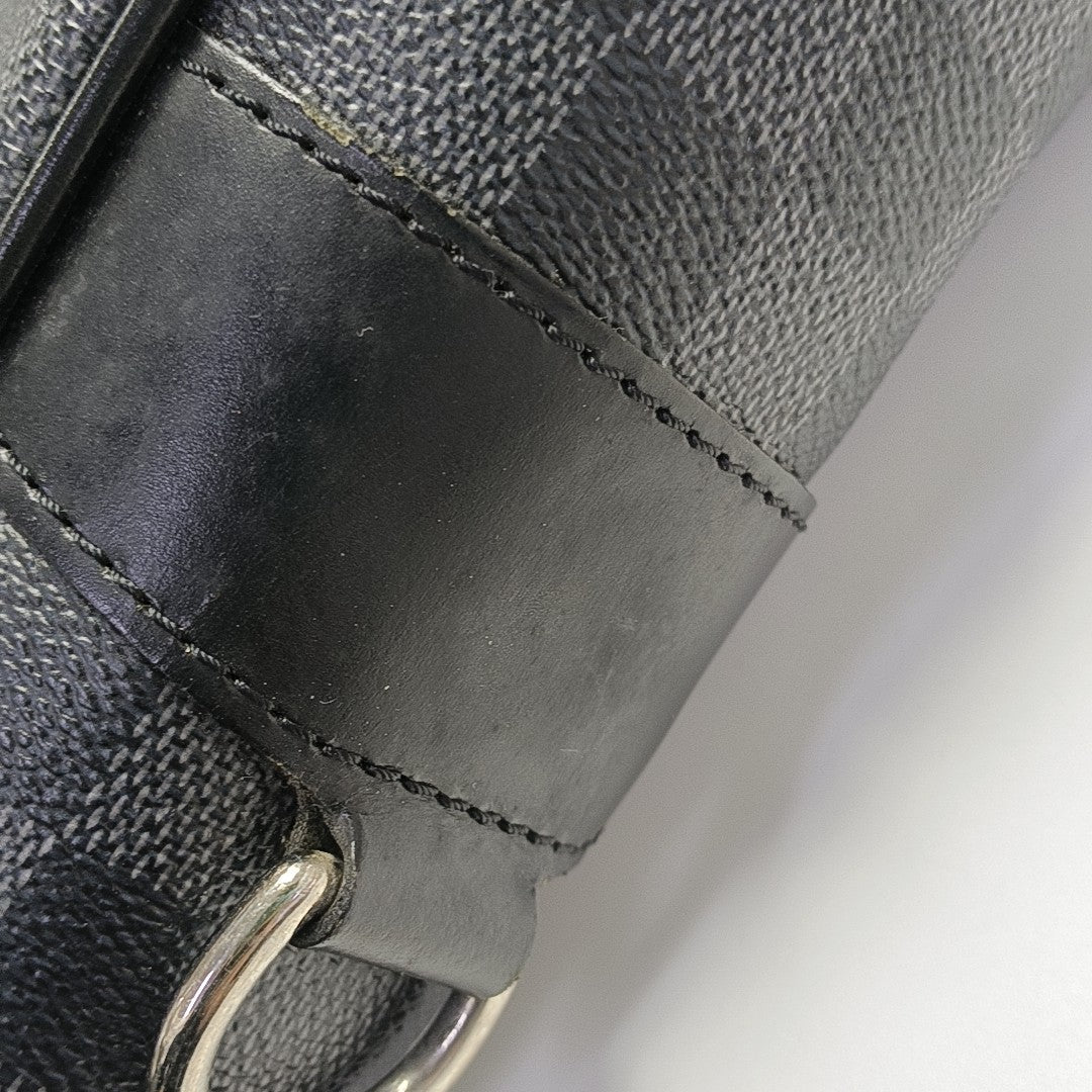 TADAO MM Damier Graphite Coated Canvas Gray