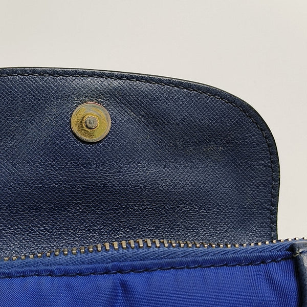 Nylon Shoulder Bag Blue